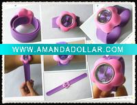 snap silicone watch