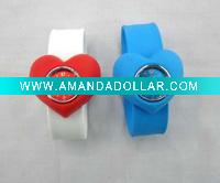 heart silicone watch