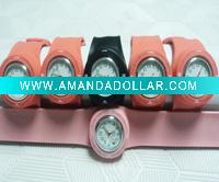 Wholesale fashion colours silicon watches