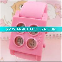 Wholesale new fashion pink Silicone watches
