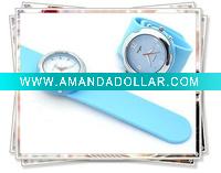 Fashional slap silicone watch