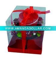 Wholesale Scented Candle W/Stand Dia:7.5x13.5(H)cm - A05307