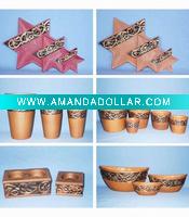 Ceramic Christmas Candle Holder