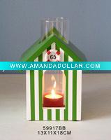 Wholesale wooden hand-crave candle holder(59917BB)