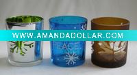 glass candle holder