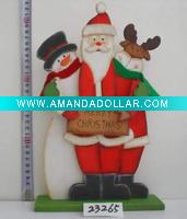 Wholesale Christmas season decoration wood candle holder
