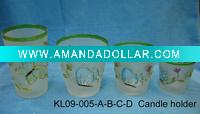 Glass Candle holder