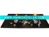 wooden candle holders