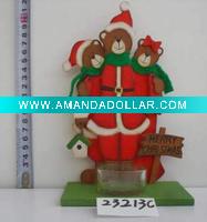 Wholesale Christmas season decoration wood candle holder
