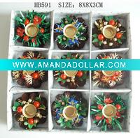 Wholesale Pinecone Wreath candle holer