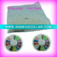Wholesale 2mm Round Nail Pearl Beads Nail Art Decoration