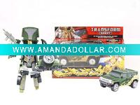 Action Figure Car toy with music & lights - BCC74665