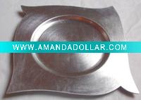 plastic charger tray