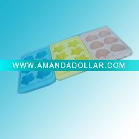 Wholesale 6 HOLES PLASTIC ICE CUBE TRAY