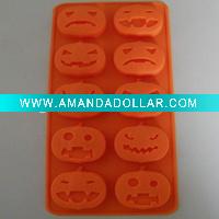 Latest 10 Cups Silicone Pumpkin Ice Cube Tray