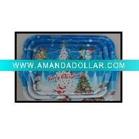 PP multilateral Christmas Series Trays Sets