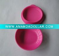 Colored Plastic Plate and Dishes