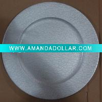 Charger plastic plate