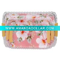 Rectangle plastic tray