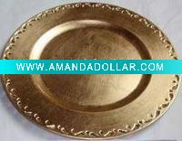 13"ruond charger plate