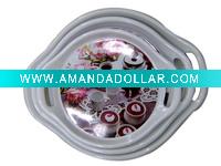 4-section melamine tray