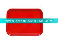 Wholesale 13-18'' Rectangular Red Tray