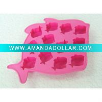 Wholesale easy wash silicone flexible ice cube trays