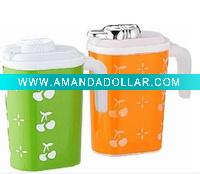 Plastic water pitcher/jug set