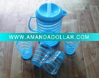 Wholesale Plastic jug with 4 cups