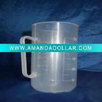 Plastic measuring jug