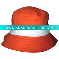 Wholesale 100% cotton summer bucket hats