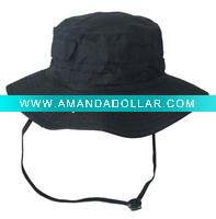 Wholesale men's cotton bush hat with stripe