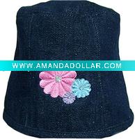 denim bucket hats