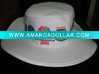 Wholesale 100% cotton large brim bucket hat