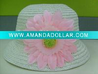 flower paper sun hat