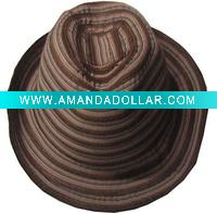 fedora hat,riband shaped hat,riband trilby hat