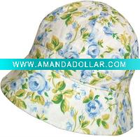 Wholesale Fashion Flower bucket hat