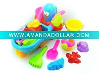 plastic beach buckets and spades,rake toy