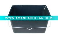 Wholesale Export 12 L Square Construction Plastic Bucket