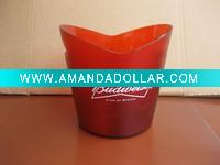 Plastic ice bucket for beer project