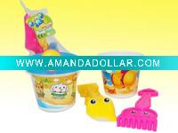 7pieces plastic beach sprinkler buckets