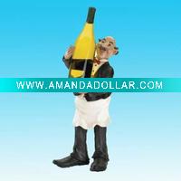 Wholesale Hotsale wine holder polyresin