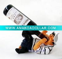 Wholesale Decorative resin wine holder/Chef design-Hot!