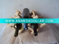 Wholesale wooden wine rack for 3 bottles