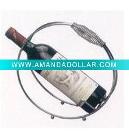 SINGLE wire metal wine rack