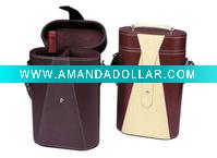 Double Leather Wine Box