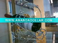Wholesale SMDG-0708A metal crafts wine bottle holder