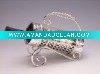 Wholesale metal wire fashionable wine rack(manufacturer since 2002)