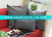 Wholesale 100%linen solid color cushion cover pillow shams