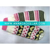 Acrylic gloves for young lady